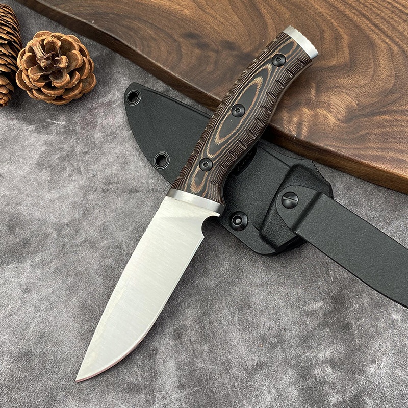 Edc Fixed Blade Deep Carry - Couteau droit D2 lame G10 poignée