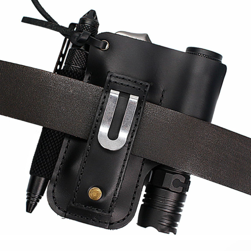 Étui en cuir EDC pour lampe to - Edc Carry Belt avis et prix
